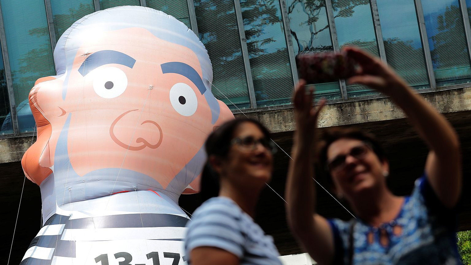 Lula-Puppe "Pixuleco" in Brasilien