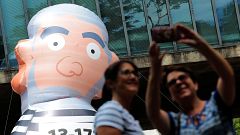 Lula-Puppe "Pixuleco" in Brasilien