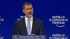 Rei de Espanha em Davos: "A Catalunha é uma lição"