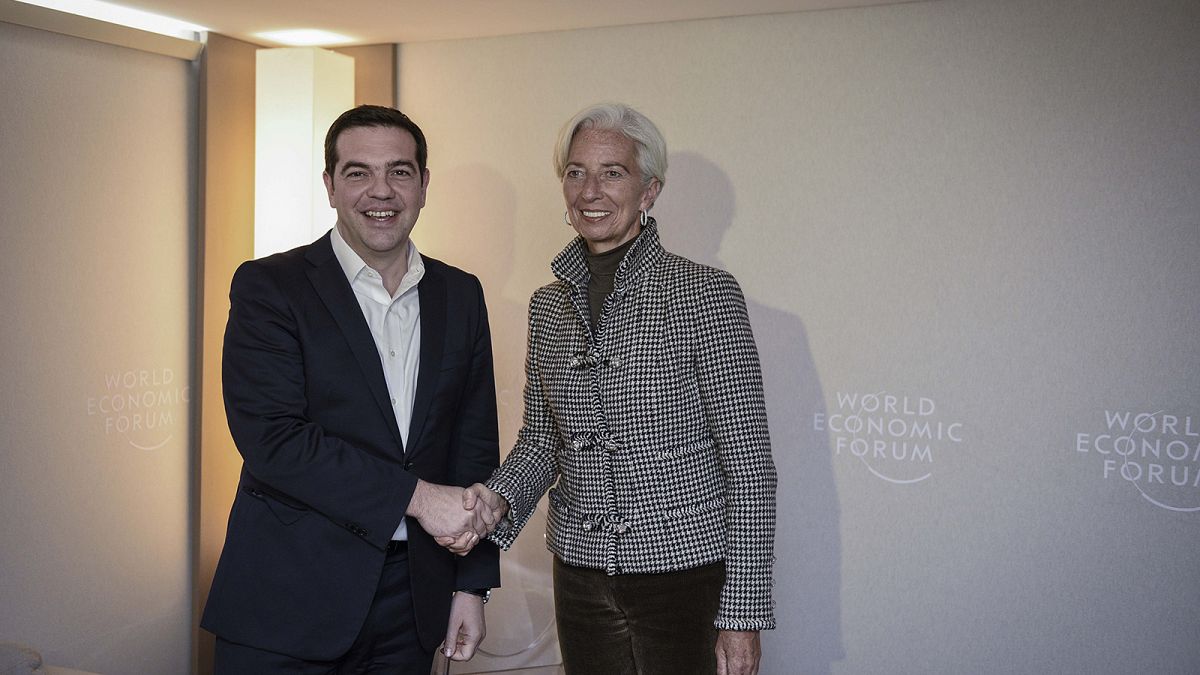 Χρέος και ελληνική οικονομία στις συναντήσεις Τσίπρα με Λαγκάρντ και Μοσκοβισί