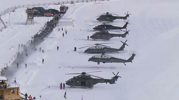President Trump touches down in Davos President Trump touches down in Davos