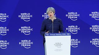 Theresa May a Davos