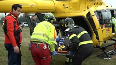 Angustia entre los familiares y prudencia entre las autoridades tras el accidente de Milán