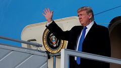 Trump kalabalık bir heyetle Davos'ta