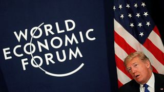 Donald Trump já está em Davos para o Fórum Económico Mundial