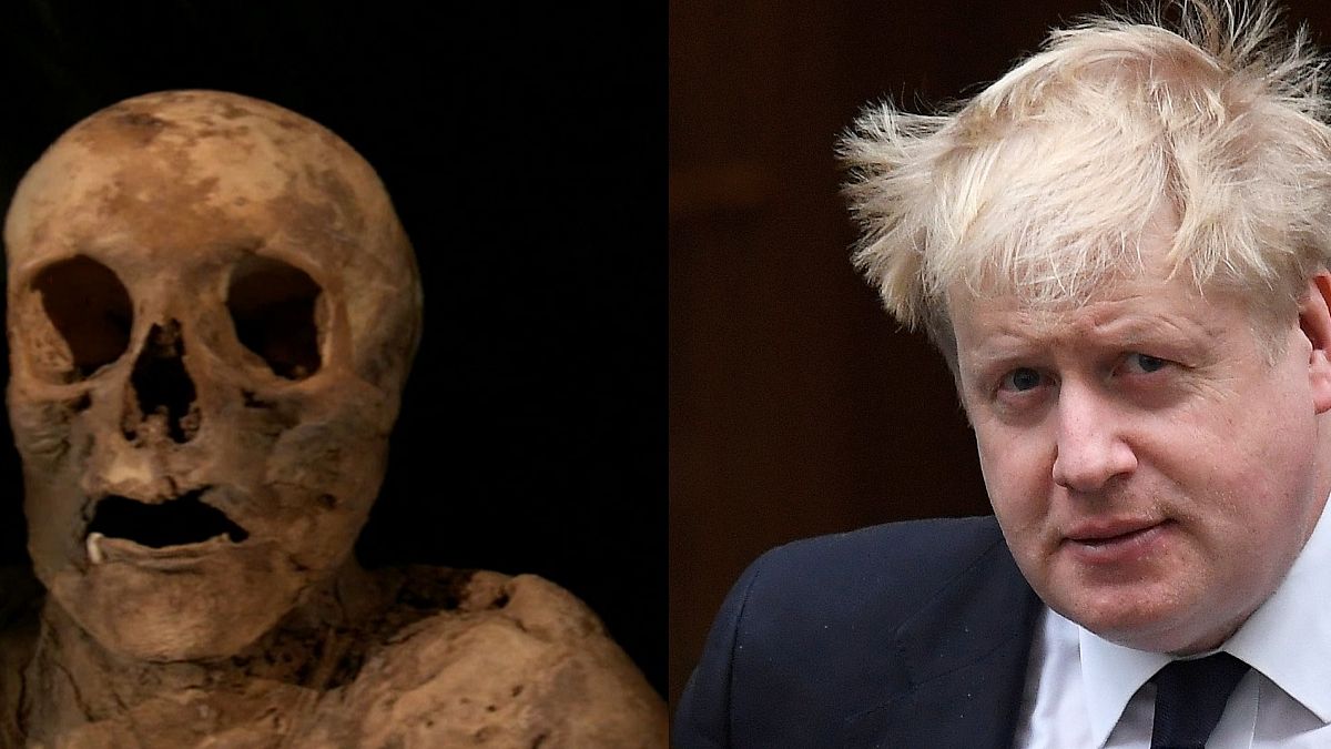 Boris Johnson é descendente de múmia suíça