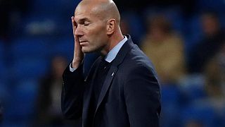 Zinedine Zidane com o futuro em risco no Real Madrid