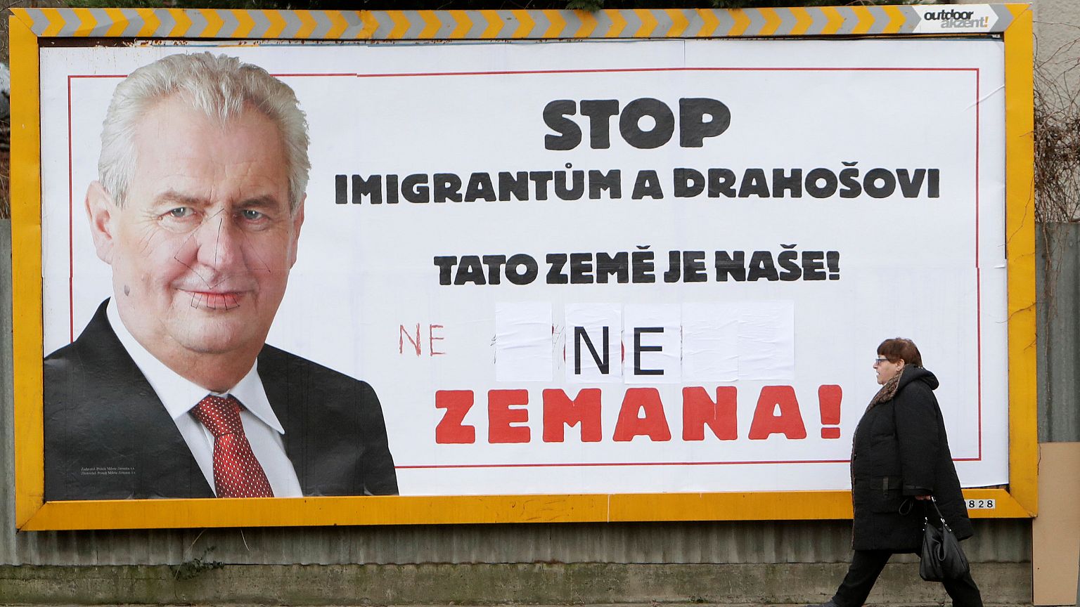 "Stoppen Sie Migranten und Drahos. Dieses Land gehört uns!"