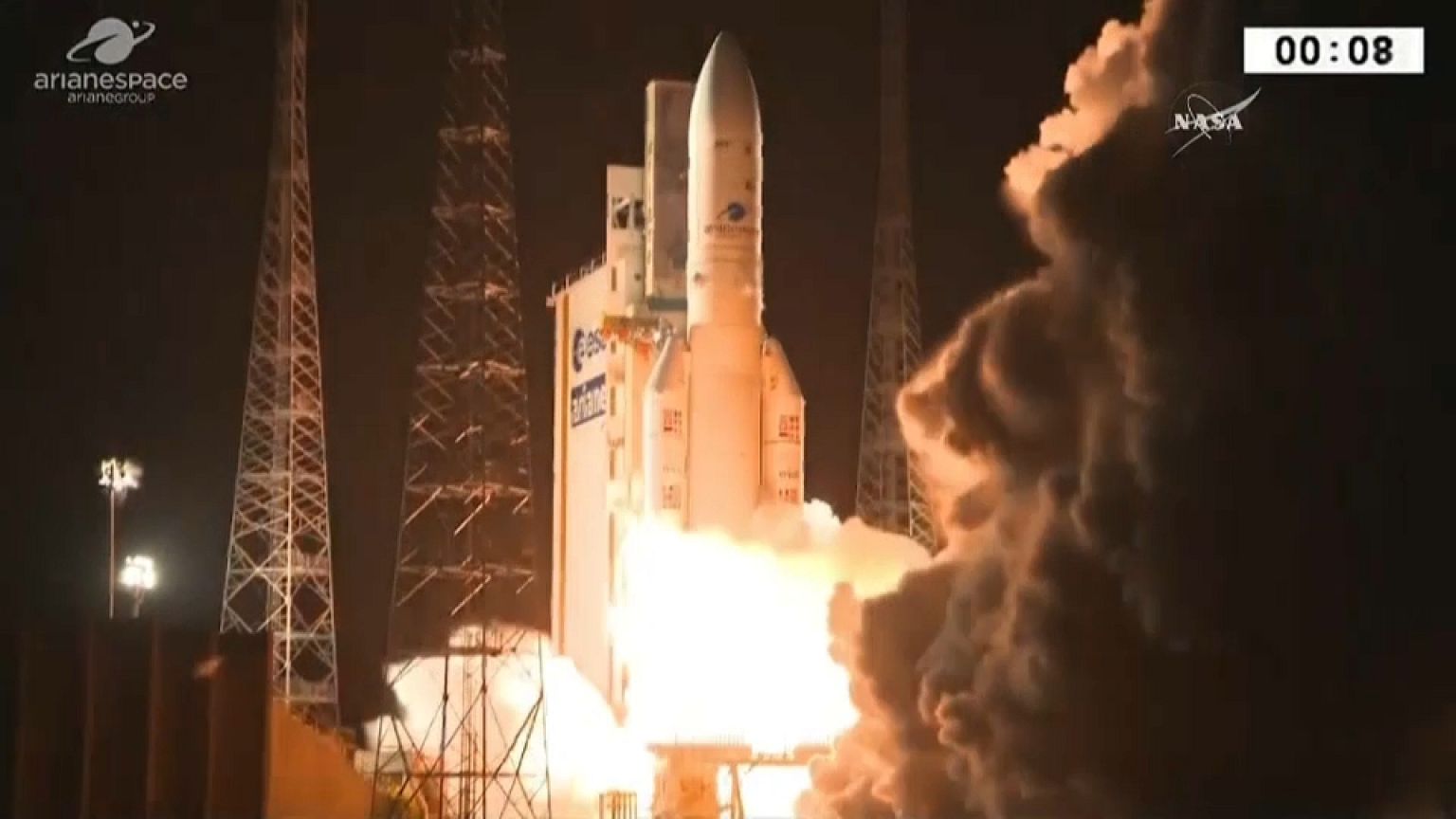 Ariane alert as contact lost