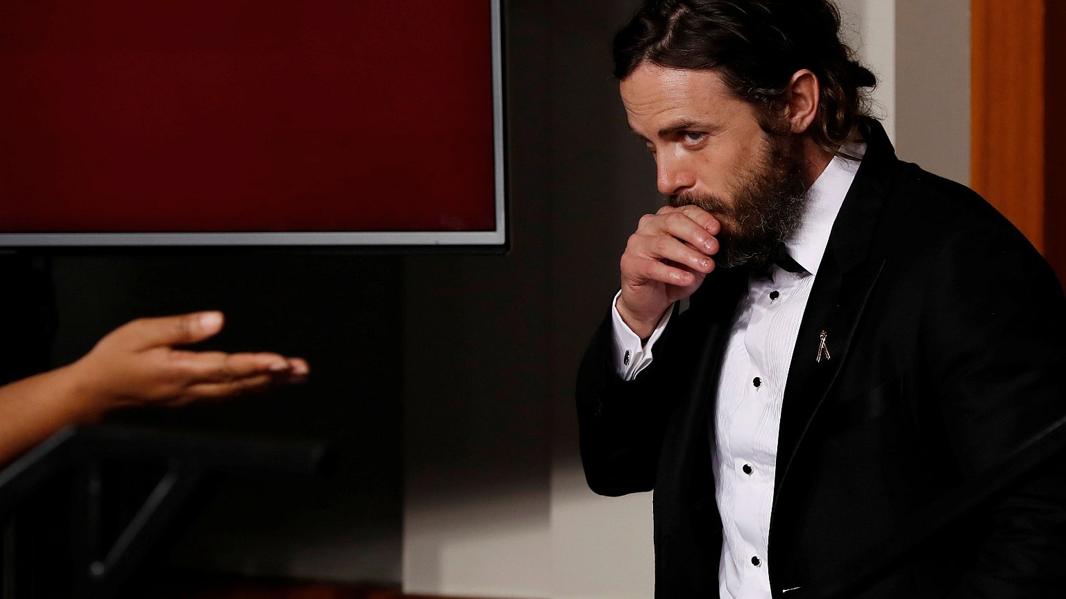 Casey Affleck, en la ceremonia de los Oscar del año pasado.