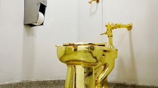 Trost für Trump: Goldene Toilette statt Van Gogh
