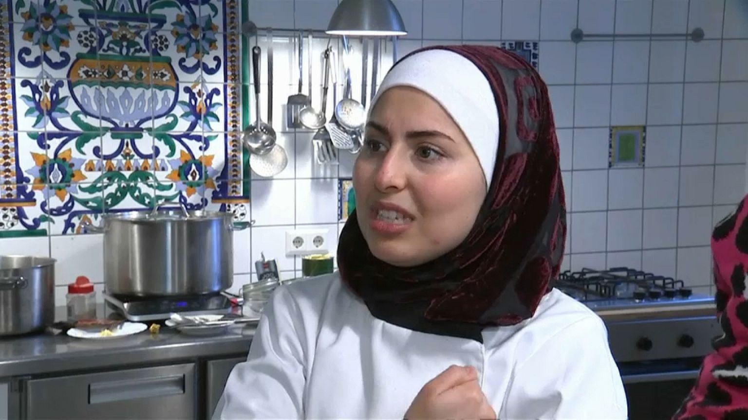 Una refugiada siria en la cocina de la Berlinale