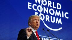 Trump a Davos: "Open for business, America first non significa America alone"