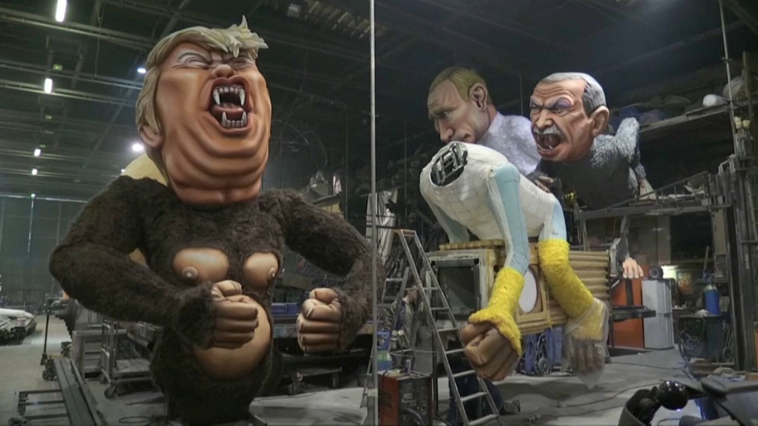 Trump protagonista al carnevale di Nizza