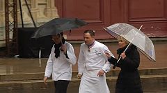Los chefs se despiden de su jefe, Paul Bocuse