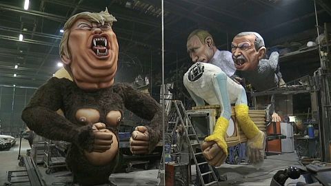 Trump, Erdogan et Poutine à l'honneur du Carnaval de Nice