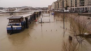Alerta en Lyon ante la crecida de los ríos Ródano y Saona