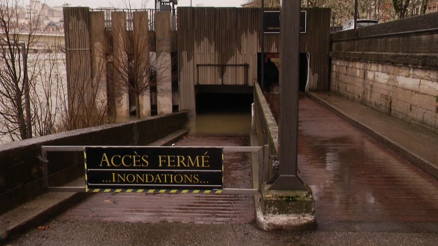 Rhone und Saône: Hochwasser in Lyon
