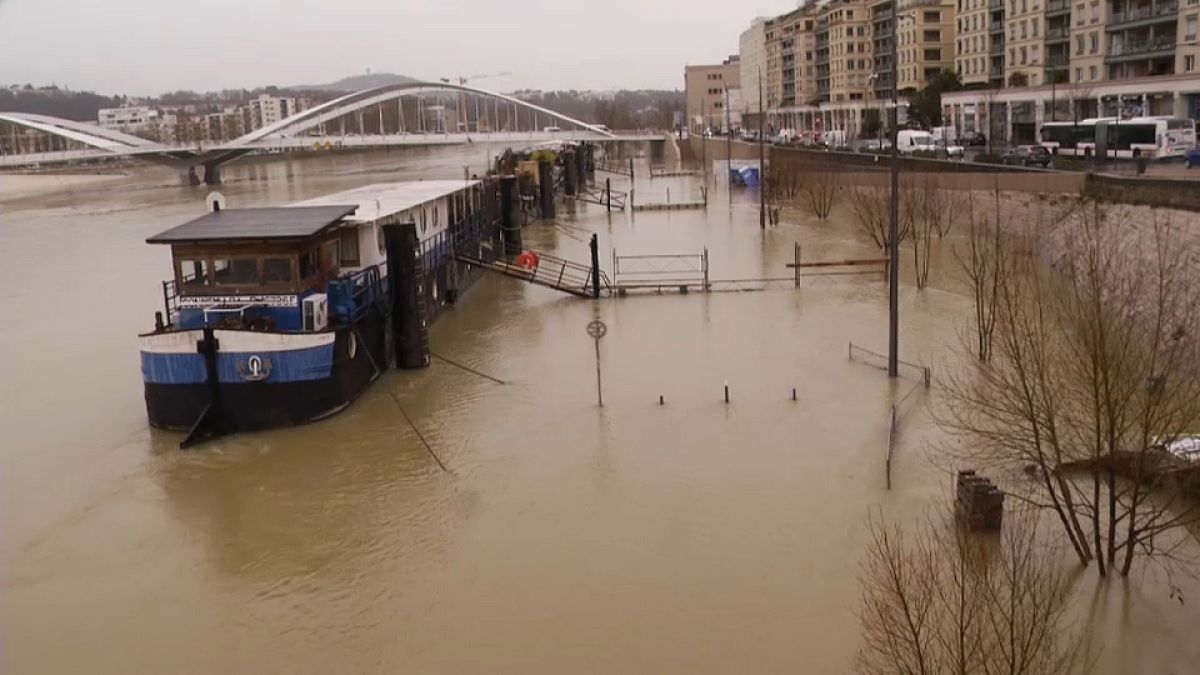 Hochwasser in Frankreich: Nach Paris nun auch Lyon