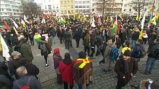 Manifestación prokurda en Colonia