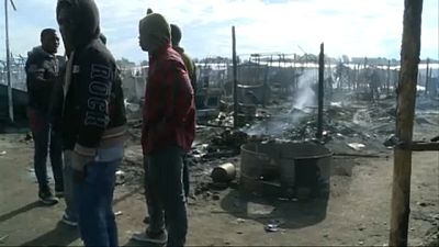 Tűz pusztított egy calabriai nyomornegyedben