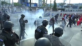 Protestos contra fraude eleitoral nas Honduras