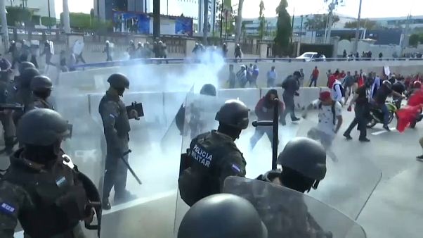 Protestos contra fraude eleitoral nas Honduras Protestos contra fraude eleitoral nas Honduras