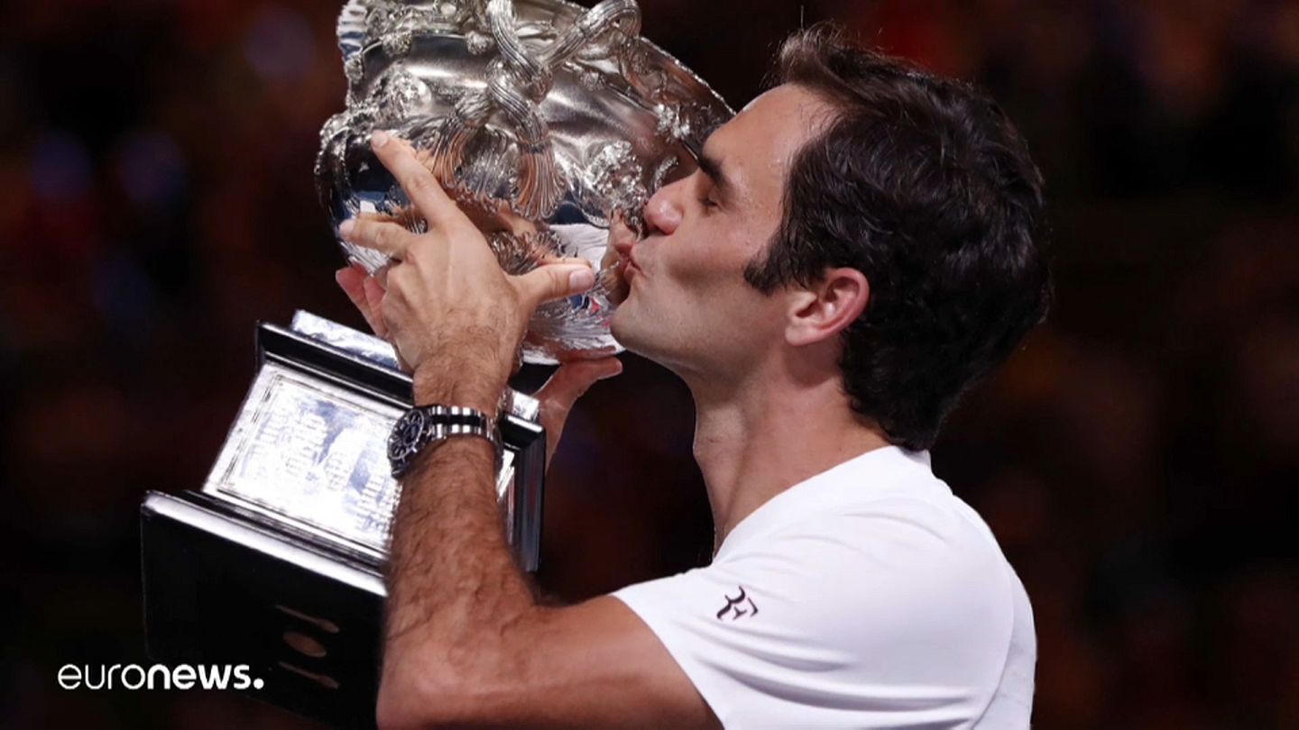 Roger Federer 2018 Australian Open 優勝時 Australian Open 2018: Roger Federer win 20th Grand Slam