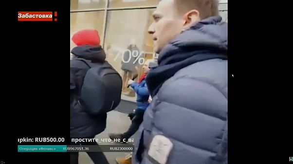 Навального задержали на Тверской Навального задержали на Тверской