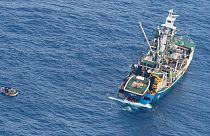 هشت سرنشین کشتی گم شده در اقیانوس آرام پیدا شدند