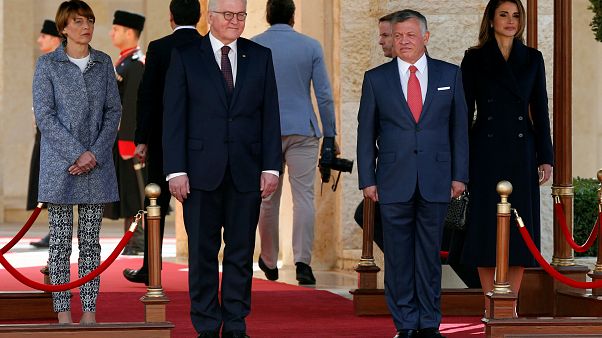 Il presidente tedesco Steinmeier in Giordania Il presidente tedesco Steinmeier in Giordania