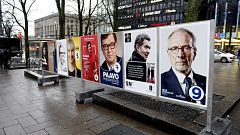 Választási plakátok Helsinkiben