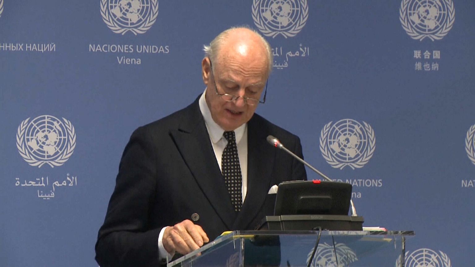 Staffan de Mistura, inviato speciale Onu