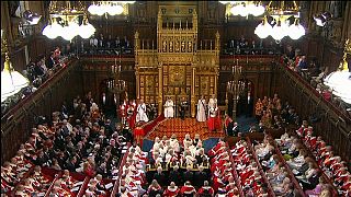 Queen Elizabeth II opens British parliament