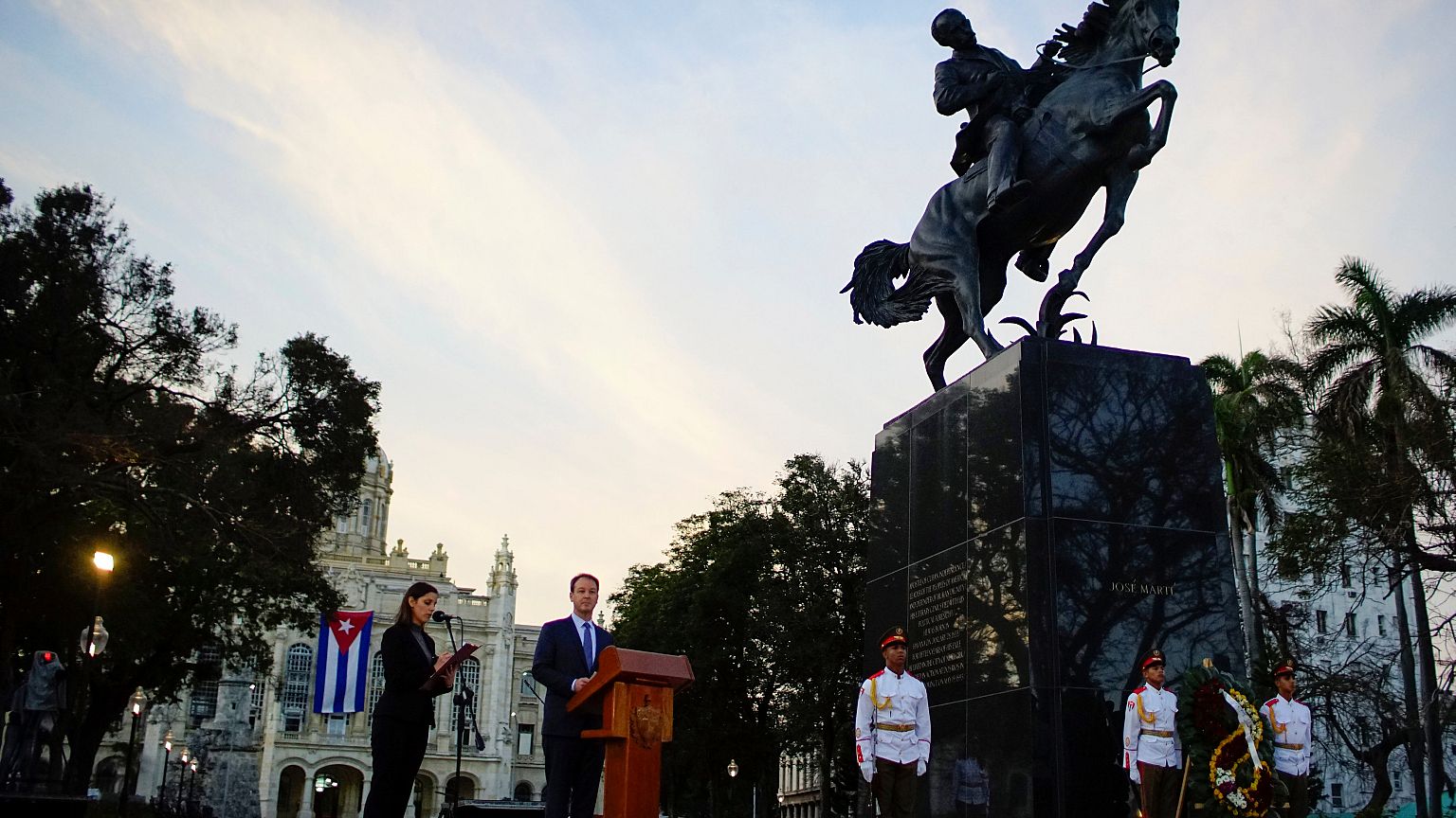 Κούβα: «Συννεφιασμένη» τελετή για τον Χοσέ Μαρτί