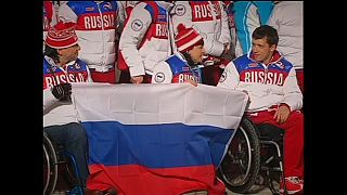 Fule of Russian Paralympic athletes