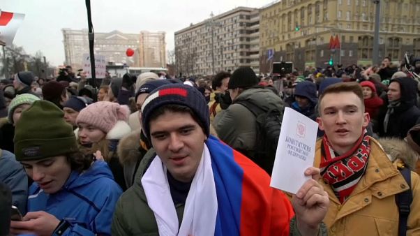 Russland: Demonstranten fordern Wahlboykott Russland: Demonstranten fordern Wahlboykott