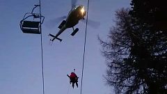 Rescate en una estación de esquí austriaca