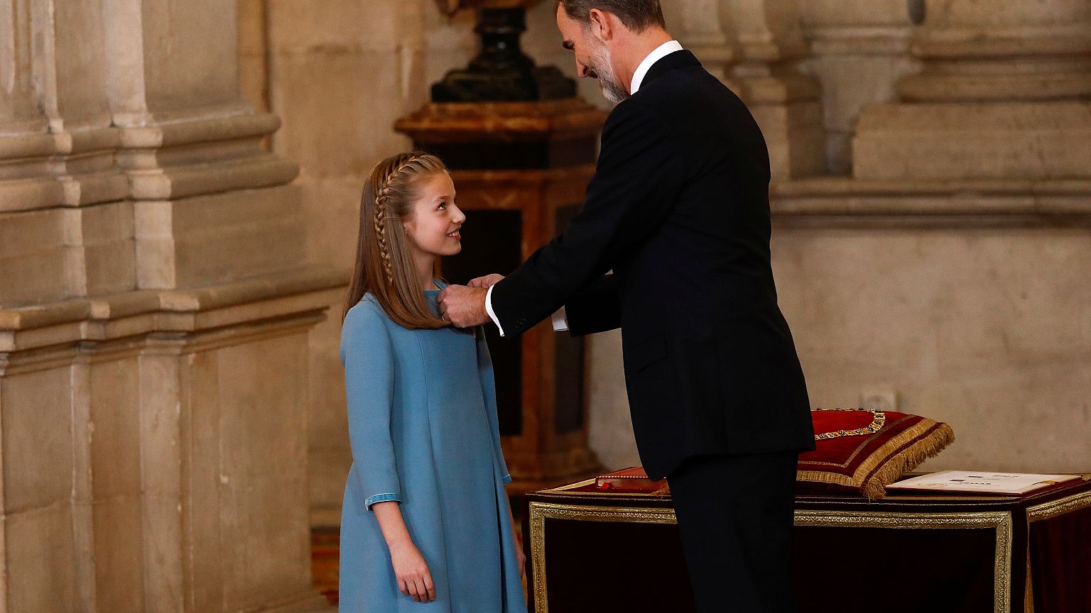 Ceremonia de entrega del Toisón de Oro a la princesa Leonor 