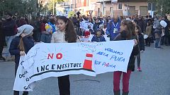 Donne e bambini in Val di Mela contro l'inceneritore