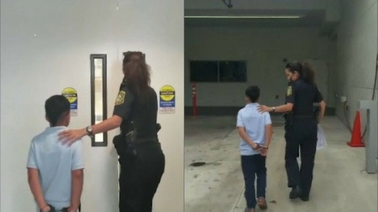 ABD'de polis 7 yaşındaki çocuğa kelepçe taktı