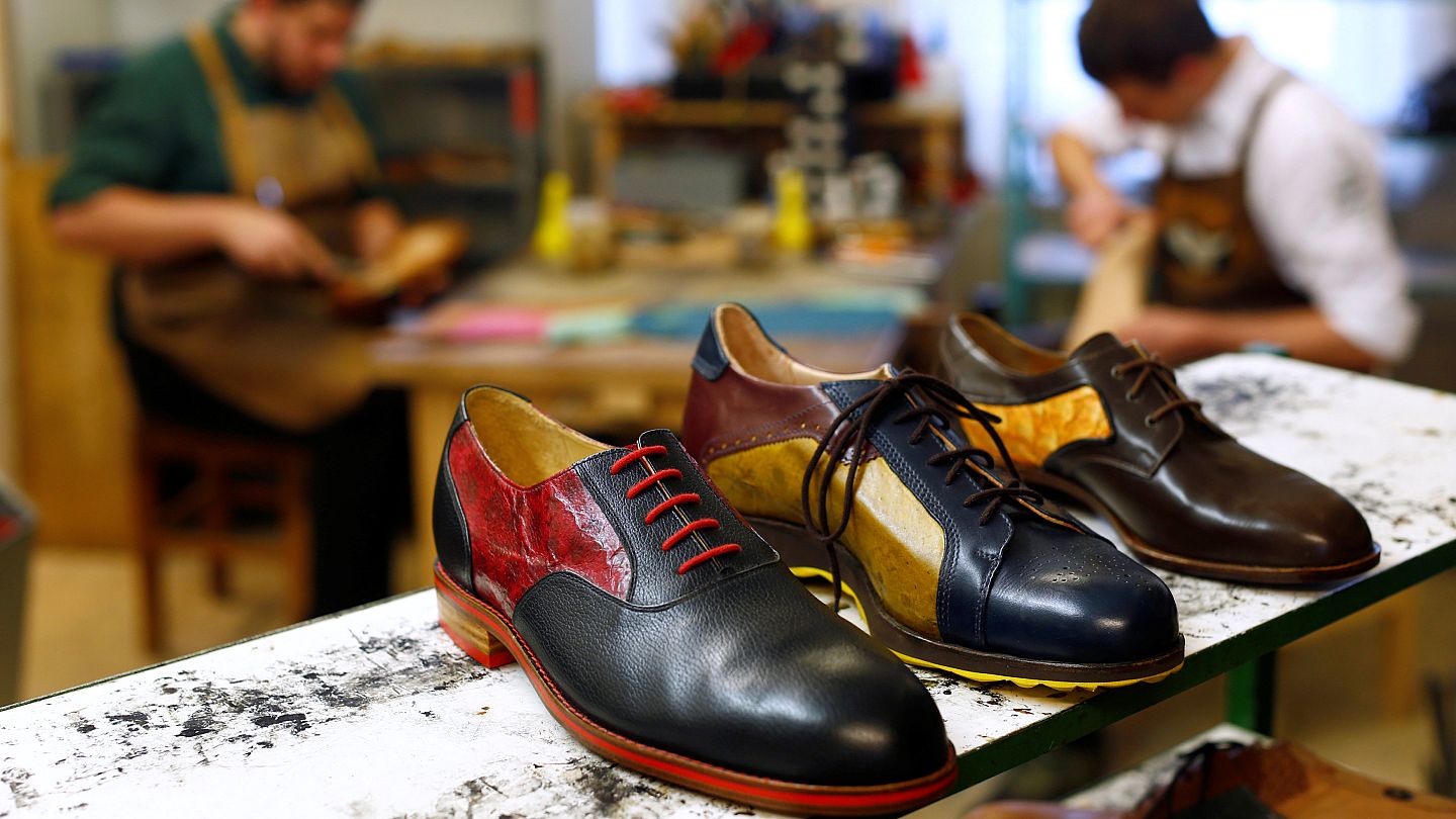 Handmade shoes with fish leather from 