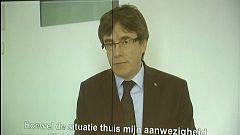 Puigdemont: "No hay ningún otro candidato posible"