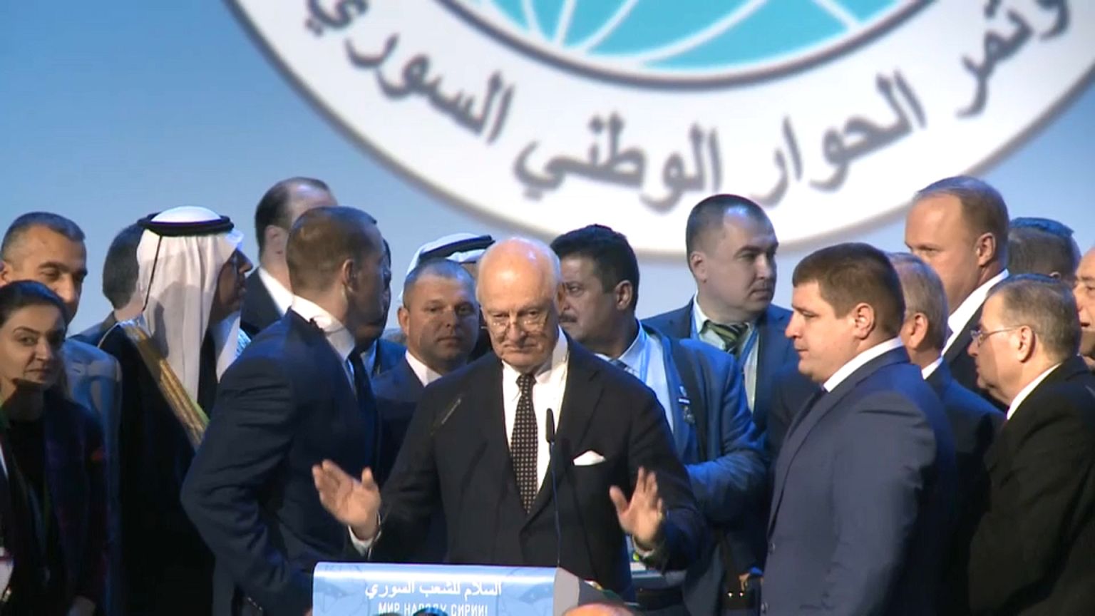 Staffan de Mistura, inviato speciale per l'Onu in Siria
