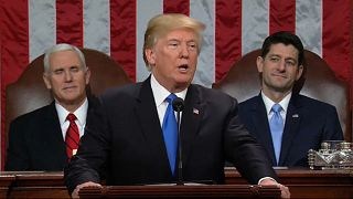 Donald Trump delivers his first State of the Union address