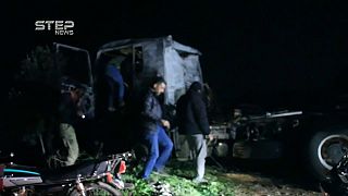 Сирия. Нападение на турецкий конвой в Идлибе