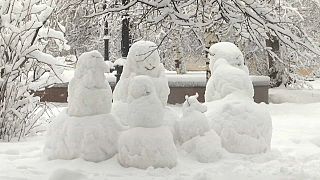 Москва под снегом