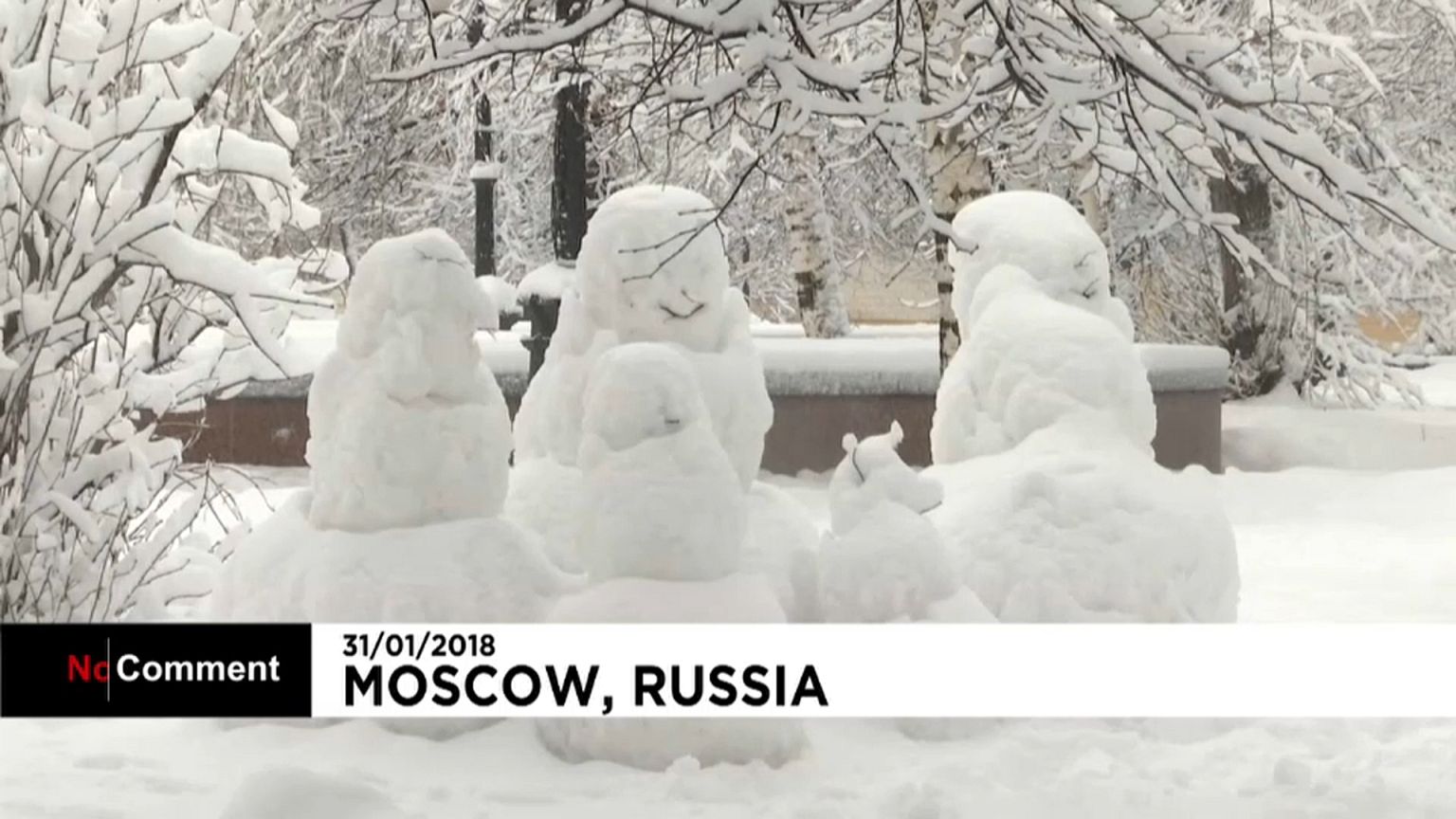 Москва под снегом