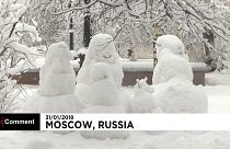 Москва под снегом