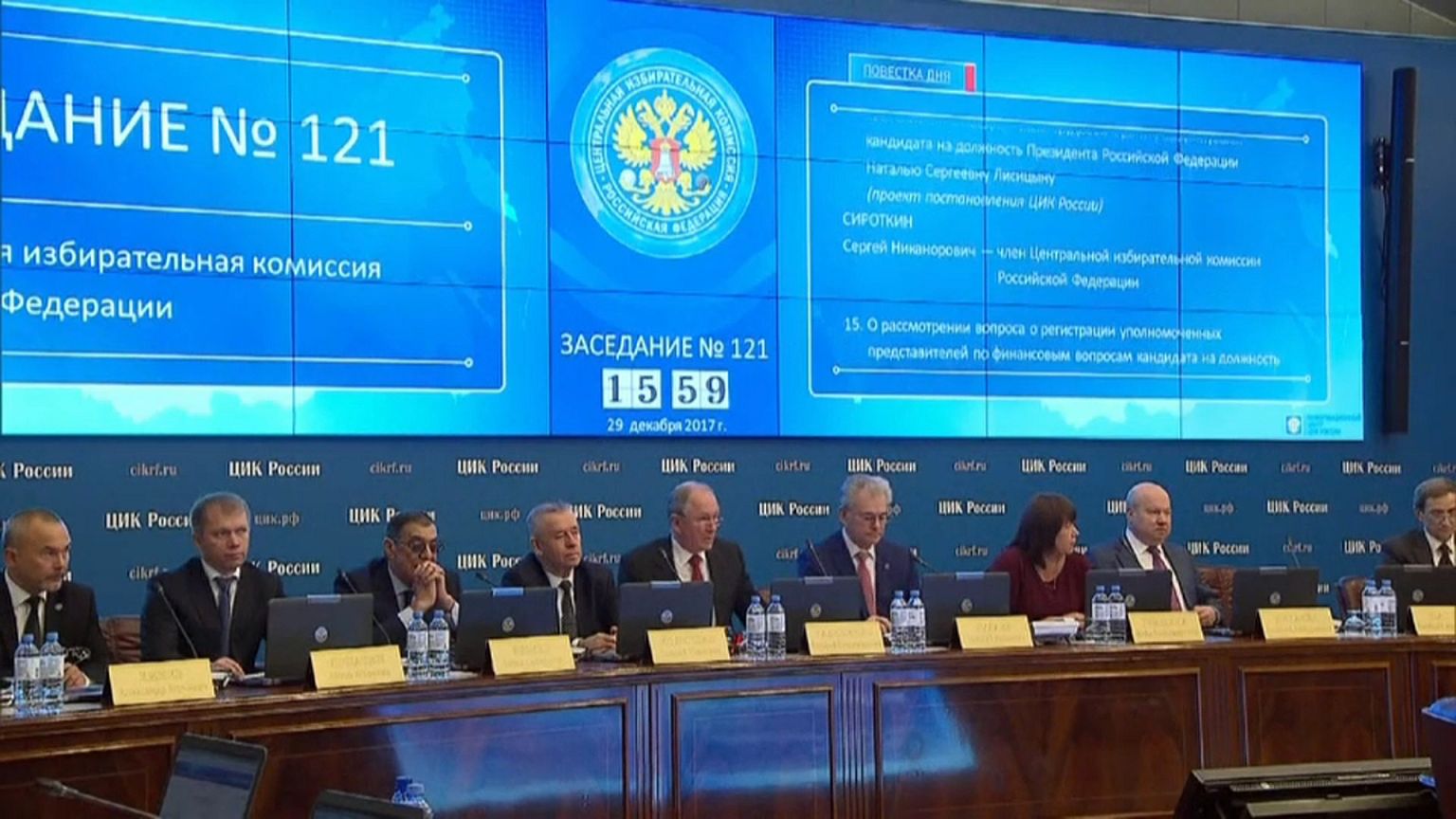 Presidenziali in Russia, depositate tutte le candidature